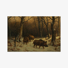 Wild Boars in the Snow by Rosa Bonheur - thumbnail_0_nf_6710481e762cab4eff787226