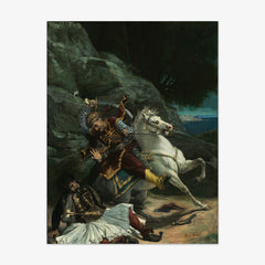 Combat of a Greek and a Turk by Horace Vernet - thumbnail_0_nf_6710b00b762cab4eff787280