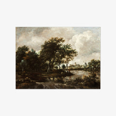 Landscape with Anglers and a Distant Town by Meindert Hobbema - thumbnail_0_nf_6716461b3d19ba02d720743e