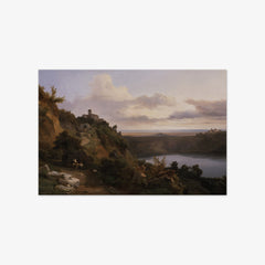 Lake Nemi by Jean-Charles Joseph Rémond - thumbnail_0_nf_67164fc879e456cb766b9069