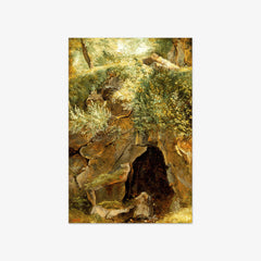 The Cave by Pierre Etienne Théodore Rousseau - thumbnail_0_nf_67164fec79e456cb766b906b