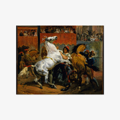 The Start of the Race of the Riderless Horses by Horace Vernet - thumbnail_0_nf_673128f012f9211d49d3d6fb