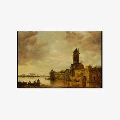 Castle by a River by Jan van Goyen - thumbnail_0_nf_67312c8312f9211d49d3d73d