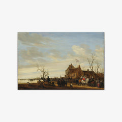 Drawing the Eel by Salomon van Ruysdael - thumbnail_0_nf_67312c9912f9211d49d3d73f