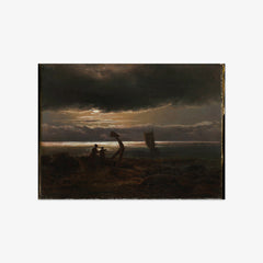 Mother and Child by the Sea by Johan Christian Dahl - thumbnail_0_nf_67312cc012f9211d49d3d742