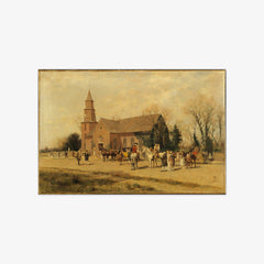 Old Bruton Church, Williamsburg, Virginia, in the Time of Lord Dunmore by Alfred Wordsworth Thompson - thumbnail_0_nf_67312dff12f9211d49d3d759