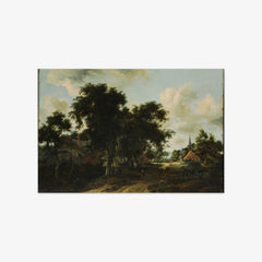 Entrance to a Village by Meyndert Hobbema - thumbnail_0_nf_6731365f12f9211d49d3d7a1