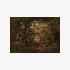 A Vista through Trees: Fontainebleau by Narcisse-Virgile Diaz de la Peña - thumbnail_0_nf_6732299612f9211d49d3d825