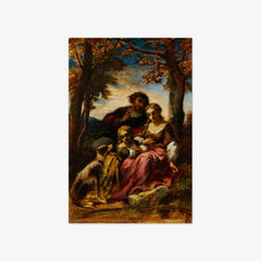 Figures and a Dog in a Landscape by Narcisse-Virgile Diaz de la Peña - thumbnail_0_nf_6732857812f9211d49d3d8d1