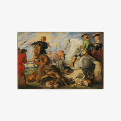 Copy after Rubens's "Wolf and Fox Hunt" by Sir Edwin Henry Landseer - thumbnail_0_nf_6732868412f9211d49d3d8dd