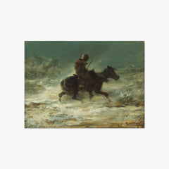 Man with Lance Riding through the Snow by Adolphe Schreyer - thumbnail_0_nf_6739004d746ff704b89f8787