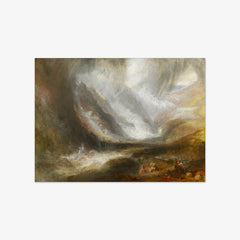 Valley of Aosta: Snowstorm, Avalanche, and Thunderstorm by Joseph Mallord William Turner - thumbnail_0_nf_673903d7746ff704b89f87e9
