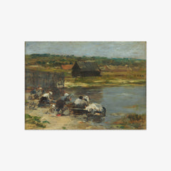 Washerwomen at the Edge of the Pond by Eugène Louis Boudin - thumbnail_0_nf_67390d0d746ff704b89f88db