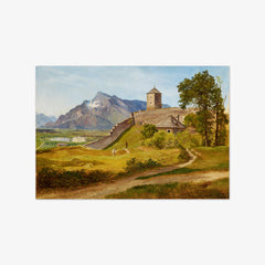 The Military Guardhouse and the Joseph Tower on the Salzburg Mönchsberg by Friedrich Loos - thumbnail_0_nf_673c8c255e0c5e198f5ec55f