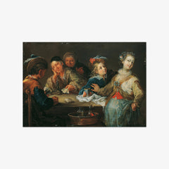 Card player (Ace is Trump) by Johann Georg Platzer - thumbnail_0_nf_673c95b25e0c5e198f5ec578