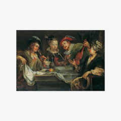 Amusement after the meal by Johann Georg Platzer - thumbnail_0_nf_673c95f05e0c5e198f5ec57a