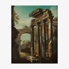 Roman Ruins Landscape by Giovanni Paolo Pannini - thumbnail_0_nf_673ca2775e0c5e198f5ec5a4