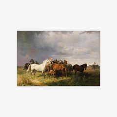 Horses on the Puszta by Franz Adam - thumbnail_0_nf_673ca5ea5e0c5e198f5ec5bb