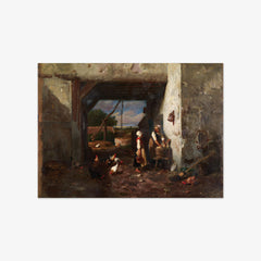 Chicken farm by Charles Émile Jacque - thumbnail_0_nf_673ca6785e0c5e198f5ec5c2