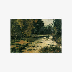 Forest pond by Adolf Gustav Ditscheiner - thumbnail_0_nf_673ca7775e0c5e198f5ec5ca