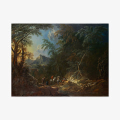 Forest landscape "Evening" by Maximilian Joseph Schinnagl - thumbnail_0_nf_673ca7b75e0c5e198f5ec5d0