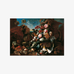 Still Life with Flowers, Dead Birds, and Ruins Pieces by Franz Werner Tamm - thumbnail_0_nf_673ca7d45e0c5e198f5ec5d4
