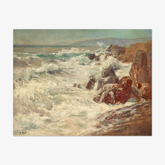 Surf on the coast of Nervi by Alfred Zoff - thumbnail_0_nf_673ca7fc5e0c5e198f5ec5d6