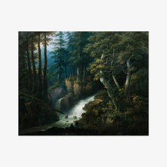 The waterfall of the Ilse on the Brocken in the Harz Mountains by Hermann Josef Neefe - thumbnail_0_nf_673ca8965e0c5e198f5ec5e0