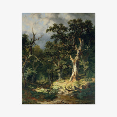 Oak forest by Remigius Adrianus van Haanen - thumbnail_0_nf_673cad7d5e0c5e198f5ec5ec