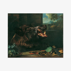 Wild boar still life by Johann Georg de Hamilton - thumbnail_0_nf_673cafb35e0c5e198f5ec608