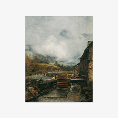 Watermill in Goisern by Carl Moll - thumbnail_0_nf_673cb63e5e0c5e198f5ec625