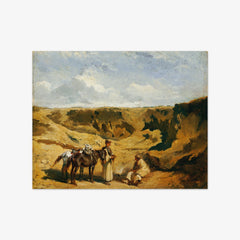 Two Hungarians with two horses in the Puszta by Johann Gualbert Raffalt - thumbnail_0_nf_673cb86a5e0c5e198f5ec627