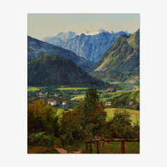 The Dachstein from the Sophien Double View near Ischl by Ferdinand Georg Waldmüller - thumbnail_0_nf_673cbbee5e0c5e198f5ec646