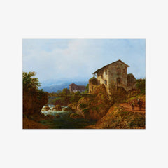 Old Village Bridge by August Piepenhagen - thumbnail_0_nf_673cbbfe5e0c5e198f5ec648