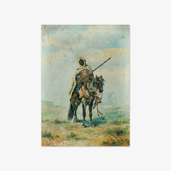 Bedouin on Horseback by Franz Josef Georg Illem - thumbnail_0_nf_673cbd205e0c5e198f5ec659