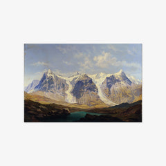 Wetterhorn, Mettenberg and Eiger with the two intervening Grindelwald Glaciers by Johann Michael Sattler - thumbnail_0_nf_673ccdb45e0c5e198f5ec69b