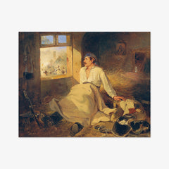 Wounded Cuirassier in a Hayloft by Johann Friedrich Treml - thumbnail_0_nf_673cdd825e0c5e198f5ec6dd