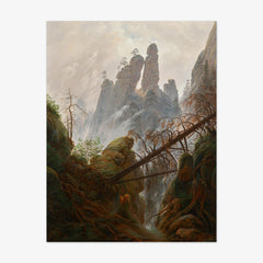 Rock landscape in the Elbe Sandstone Mountains by Caspar David Friedrich - thumbnail_0_nf_673cdda35e0c5e198f5ec6e2