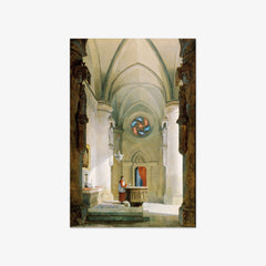 The interior of a baptismal chapel by Leopold Ernst - thumbnail_0_nf_673cde105e0c5e198f5ec6f0