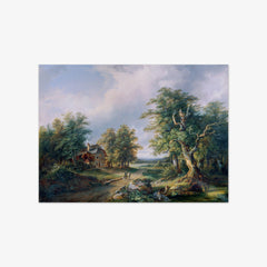 Farmhouse on a Forest Road by Josef Altenkopf - thumbnail_0_nf_673cdecf5e0c5e198f5ec701