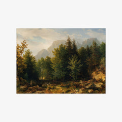 Forest landscape in the high mountains by Thomas Ender - thumbnail_0_nf_673cdf2b5e0c5e198f5ec70d