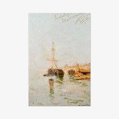 Study from Venice with Ship by August von Pettenkofen - thumbnail_0_nf_673cdf625e0c5e198f5ec716