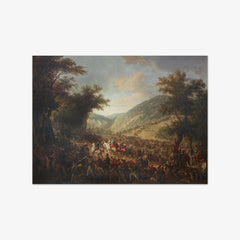 The Allied Armies, Emperor Franz I of Austria with Crown Prince Ferdinand at the head, Cross the Vosges in July 1815 by Johann Nepomuk Höchle - thumbnail_0_nf_67433b6efaa684e1cf4ba4fd