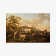 Landscape with Grazing Cattle by Joseph Roos the Elder - thumbnail_0_nf_67433bb4faa684e1cf4ba507