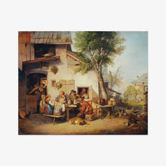 In front of the village tavern by Ignaz Raffalt - thumbnail_0_nf_67433c8cfaa684e1cf4ba51e