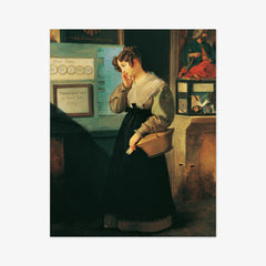 Girl in front of the Lottery Vault by Peter Fendi - thumbnail_0_nf_67433cbbfaa684e1cf4ba521