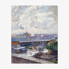 Coal station of the Northern Railway by Franz Hohenberger - thumbnail_0_nf_67433cc3faa684e1cf4ba523