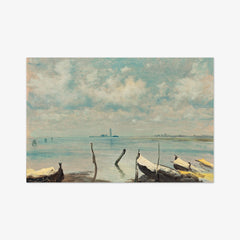 View from Mestre to Venice (Lagoon landscape) by Leopold Carl Müller - thumbnail_0_nf_67433e49faa684e1cf4ba532