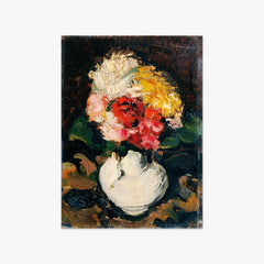 Flower bouquet in white vase by Anton Faistauer - thumbnail_0_nf_67433f4dfaa684e1cf4ba549