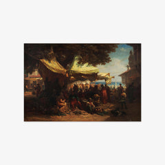 Market of Constantinople by Friedrich Alois Schönn - thumbnail_0_nf_67434099faa684e1cf4ba55b